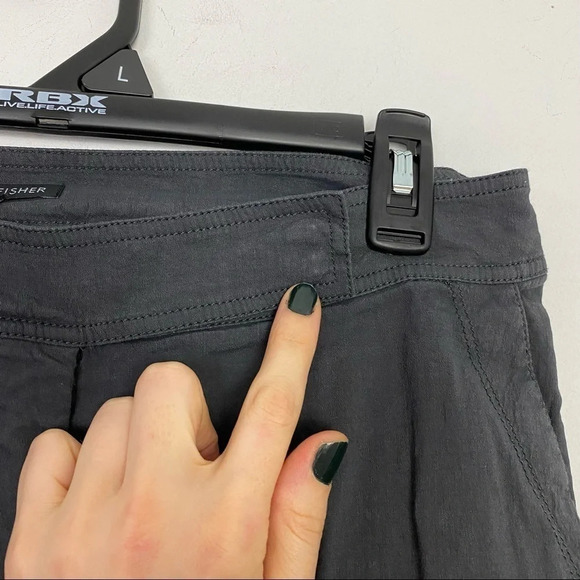 Eileen Fisher Linen Viscose Straight Leg Trousers Pants Slacks Womens 6 Small - Picture 14 of 14